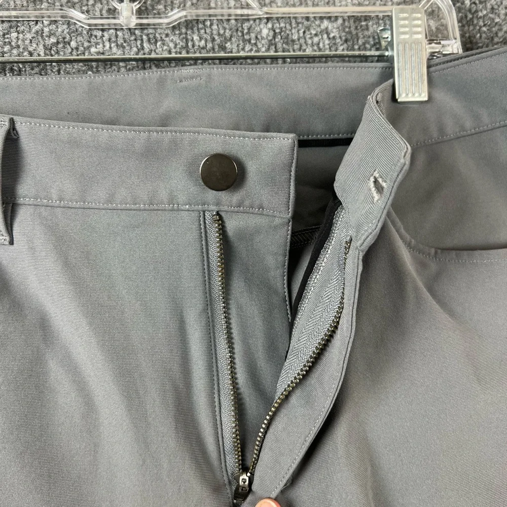 Lululemon Pants Mens 36 ABC Classic Fit Warpstreme Gray‎ Stretch Tech Casual